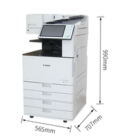 Peralatan kantor multifungsi mesin fotokopi & Printer kualitas tinggi dengan ukuran kertas A4 digunakan IR C3530