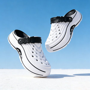 Sporty Casual Clogs Thick Soled Breathable Non Slip Closed Toe Sandals Beach <b>Shoes</b> Cross Border - Product Image 3