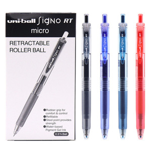 Stylo à bille rétractable Uni-ball Signo Rt Micro 0,5 mm, stylo gel pour le bureau, l'école et l'écriture - Product Image 1