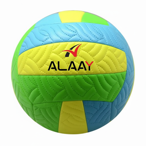 เครื่อง2025 Alaay ลูกบอลวอลเลย์บอลขนาด5ลูกสีดำเย็บตะเข็บ - Product Image 1