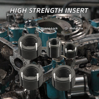 High Strength Key Locking Thread Inserts Metric UNC Right Hand Fully Threaded Slotted Drive for Metal Repair