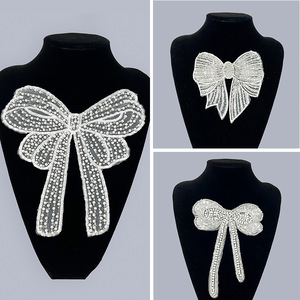 <span class=keywords><strong>Pegatinas</strong></span> de tela con lazos tridimensionales cosidos a mano y con cuentas, de estilo industrial, <span class=keywords><strong>para</strong></span> <span class=keywords><strong>ropa</strong></span>, zapatos, sombreros, bolsos, vestidos y baile. - Product Image 4