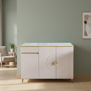 Modern Wooden <b>Shoe</b> Rack Cabinet Freestanding Narrow Entryway <b>Storage</b> Console Ventilated Door Living Room Furniture - Product Image 2