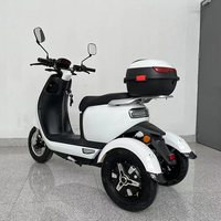 Scooter de mobilité pour cyclomoteur électrique 2000W 1000W 72V 35Ah Cruiser Adultes Raincover Roof Pizza Food Delivery Mobility Close Type