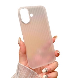 Funda para iPhone 16 Pro con acabado mate corrugado efecto hielo, funda protectora anti-caídas de TPU suave con tacto de piel para Apple 15 para iPhone 14 - Product Image 4