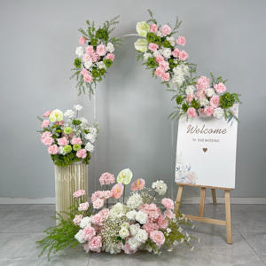 Fábrica KH Envía Directamente <span class=keywords><strong>Arreglos</strong></span> Florales Artificiales para Pasillos, Caminos de <span class=keywords><strong>Flores</strong></span> para Decoración de Interiores en Eventos y Bodas - Product Image 4
