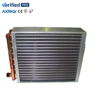 Échangeur de chaleur liquide-air |   Bobine de refroidissement en cuivre/aluminium pour systèmes d'eau froide/chaude, HVAC industriel et commercial