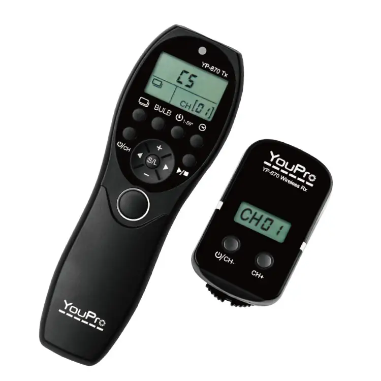 YouPro YP-870/S1 Wireless Shutter Timer Remote for Sony Alpha DSLR-A900, DSLR-A850, DSLR-A700