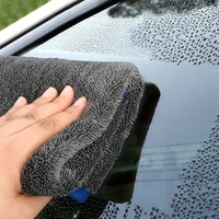 Grand chiffon de nettoyage en microfibre pour l'entretien des voitures Serviettes de lavage de voiture Serviettes de séchage de voiture Marque privée Accessoires de lavage de voiture
