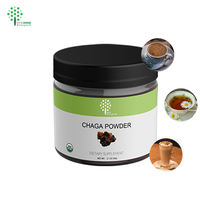 Op maat gemaakte privé Chaga-paddenstoelenextractpoeder ISO Biologisch 30% Polysacchariden 25-50g potjes, trommel, blik, fles verpakking kwaliteit