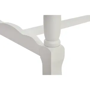 <b>WOODEN</b> <b>DINING</b> <b>TABLE</b> 180x90x80cm <b>WHITE</b> - Product Image 1