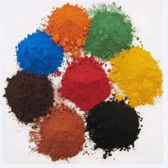 สีเม็ดสีสังเคราะห์เหล็กออกไซด์, สี, กาวพลาสติก, และเม็ดสีผนังภายนอกอาคาร Fe2o3 สําหรับคอนกรีต