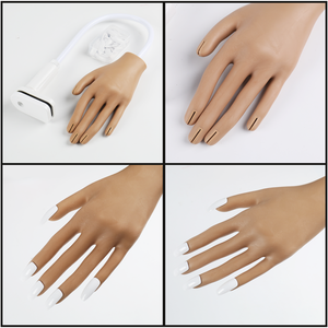 Entrenador realista <span class=keywords><strong>para</strong></span> práctica de manicura, manicura de silicona <span class=keywords><strong>para</strong></span> práctica de manicura - Product Image 2