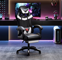 Silla de Oficina de Cuero para Juegos e Internet Café, Pedidos al por Mayor, Duradera, Logotipo Personalizado, Certificación BIFMA, OEM, ODM