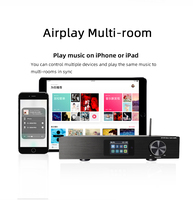 Amplificateur audio stéréo haute puissance CL-300 Pro BT avec WIFI Airplay USB pour la lecture multi-pièces à domicile