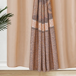 Cortina de <span class=keywords><strong>tela</strong></span> Jacquard opaca <span class=keywords><strong>para</strong></span> sala de estar, ventana plana, <span class=keywords><strong>tela</strong></span> europea de <span class=keywords><strong>Amazon</strong></span>, a la venta, 2021 - Product Image 3