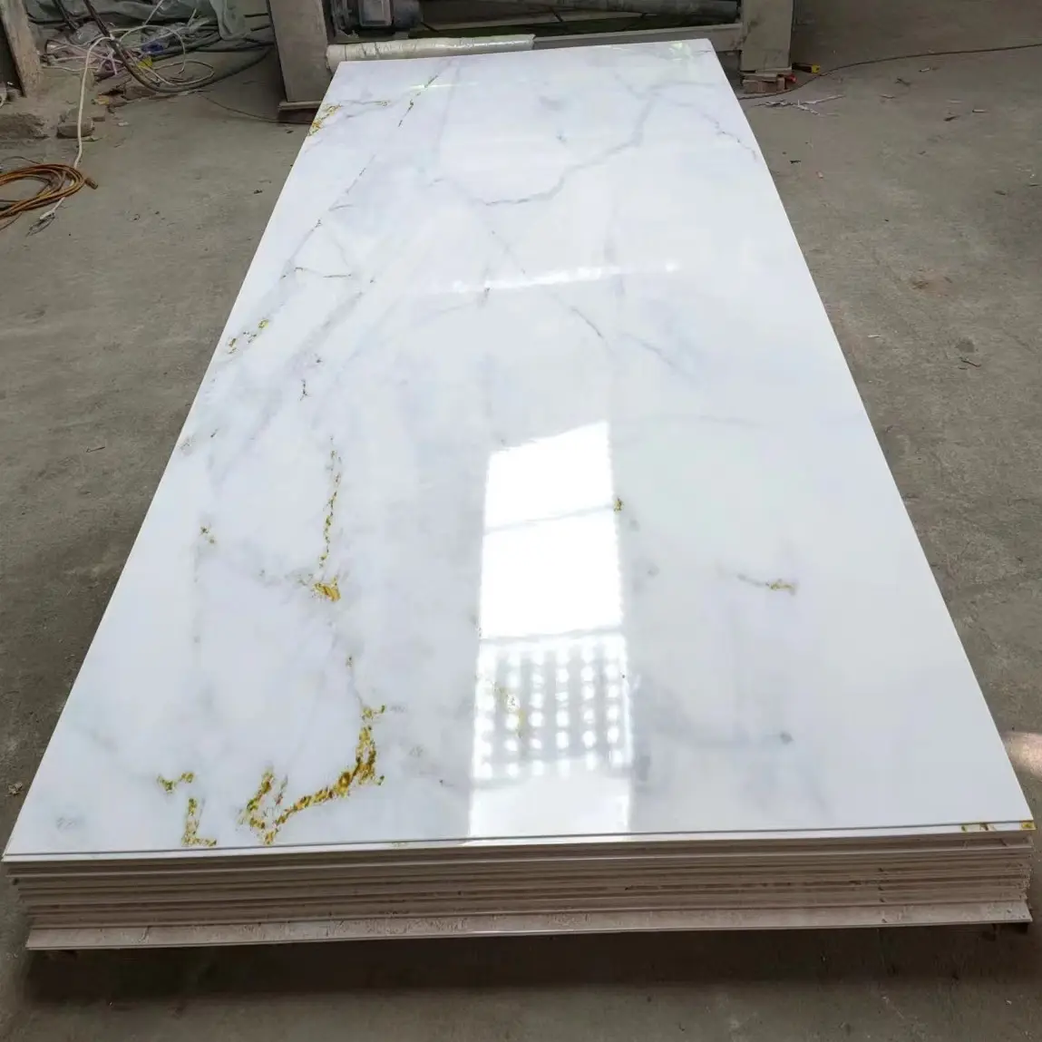 pvc marble wall decorative panels for interiors orange waterproof panel bathroom coating panels sheetwhite with graphics