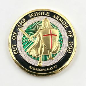 Vente chaude transfrontalière : Médaille commémorative en cuivre plaqué, pièce émaillée personnalisée pour événement d'entreprise, cadeau promotionnel personnalisable - Product Image 2