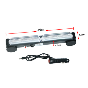 PUERXIN-Faro de advertencia para bomberos, luces estroboscópicas magnéticas recargables de emergencia para coche, camión, rojo y azul - Product Image 4