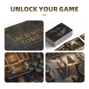 Coffret Cadeau de Jeu de Société F Premium Enchanted avec Boîte Florale Gaufrée et Cartes à Jouer Illustrées à la Main pour Occasions Spéciales TCG - Product Image 3