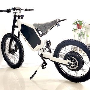 2000W-12000W Road & Dirt Bike for Adults QS 12000W E-Bike with <b>72V</b> Steel Frame Children's - Product Image 1