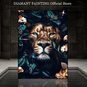 Affiches d'animaux modernes sur toile : Tigre, Éléphant, Lion, Élan, <span class=keywords><strong>Panda</strong></span>, Oiseau – Décoration murale nordique pour chambre - Product Image 2