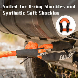 Correa de Remolque Cinética de Nylon de Doble Trenzado para Autos Todoterreno de 1 Pulgada y 20 pies, Fabricada en China - Product Image 4