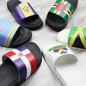 Pass REACH test Men and Women <strong>Sandals</strong> Sole Design New OEM Flag Haiti <strong>Sandal</strong> Manufacturers Wholesale Swimming <strong>Pool</strong> Slides - Product Image 5