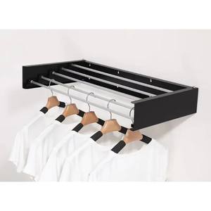 <span class=keywords><strong>Étendoir</strong></span> <span class=keywords><strong>à</strong></span> serviettes en fer métallique multifonctionnel <span class=keywords><strong>à</strong></span> un niveau pour salle de bain vêtements chaussures vêtements outils Pots stockage maison voyage utilisation - Product Image 4