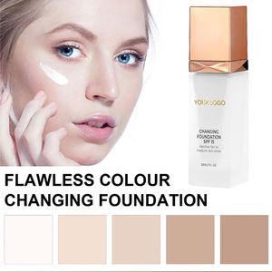 30ML Color Changing <b>Foundation</b> Adapt to Your Skin Tone Full Coverage SPF15 Magic Changing <b>Foundation</b> - Product Image 5