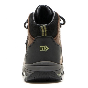 Wholesale Lace-up Lightweight PU Anti-Smashing Anti-Slip Composite Toe Men's <b>Safety</b> <b>Boots</b> Crazy Horse Leather Custom Work Shoes - Product Image 5