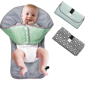 3-in-1 Baby Wickel unterlagen Multifunktion ale tragbare Baby Baby faltbare Urin matte Wasserdichte Windel tasche Windel hülle Mat Travel