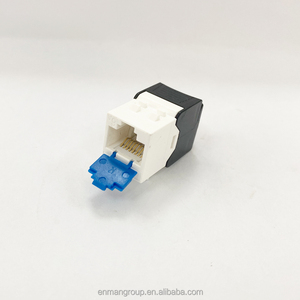 Jack Keystone RJ45 Cat 6 Cat 6A UTP Ultra Corti da 31,8mm, Jack Modulari Ethernet Senza Attrezzi con Copertura Antipolvere - Product Image 2