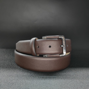 Cinturón Casual Personalizado para Hombre 2024, Hebilla de Aleación de Lujo de Una Sola Pieza, Cuero PU, Ancho de 3.2CM, Largo de 42MM, para Uso Diario, a la Moda - Product Image 2