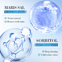 Dentifrice sensible gingembre menthe pour adultes, marque privée, 30g, formule douce sans produits chimiques, réduit les odeurs buccales, blanchit les dents, haleine fraîche