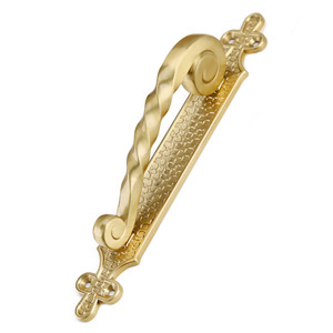 Manija de puerta Dingcheng de latón, montada en superficie, estilo europeo, manija grande para gabinete y puerta corredera - Product Image 3