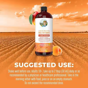 Suplemento Vitamínico y <span class=keywords><strong>Mineral</strong></span> Orgánico Personalizable para el Crecimiento del Cabello y la Salud de la Piel, Líquido Matutino para Adultos, Producto de Belleza - Product Image 2