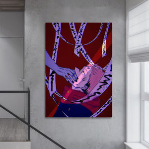 Guanjun 40*60 cm Jujutsu pintura pared arte sala de estar Anime lienzo impresiones <span class=keywords><strong>Manga</strong></span> lienzo Póster - Product Image 1