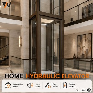 Küçük 2-5 Katlı Yolcu Makaslı Hidrolik Ev Asansörü Konut Asansörü Otomatik Kontrol Dayanıklı 5 Yıl Garantili Paslanmaz Çelik - Product Image 5