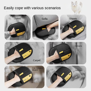 2026 Reusable Silicone <b>Pet</b> Grooming Glove Static Hair Removal <b>Brush</b> Mesh Cleaning Mitt for Cats and Dogs - Product Image 4