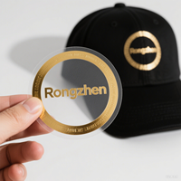 Autocollants personnalisés en gros pour casques de sécurité, étiquettes holographiques rondes pour casquettes, impression de logo, autocollants holographiques découpés sur mesure pour visière de casquette