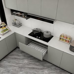 Mobile da Cucina Moderno in Legno di Nuremberg, Ante in Truciolato Senza Vernice, Design Standard - Product Image 6