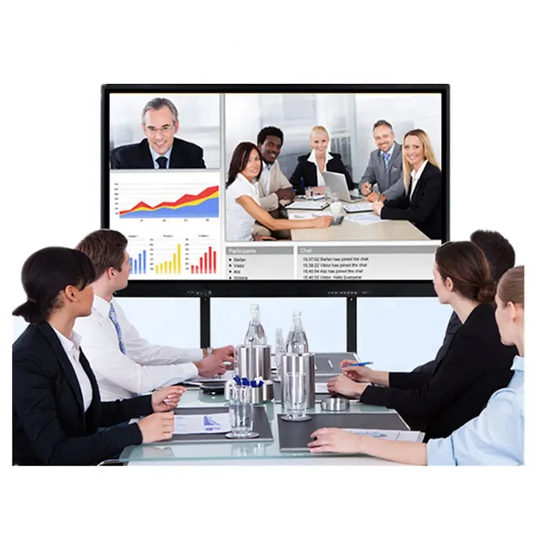 65 дюймов 4k светодиодный сенсорный экран цифровая все в одном ПК доска умная интерактивная доска