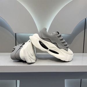 Mens Trendy Casual Shoes Campus <b>Letter</b> Design Personalized Fashionable Thick-Soled Board Shoes Comfortable Height Cloth Mesh - Product Image 4