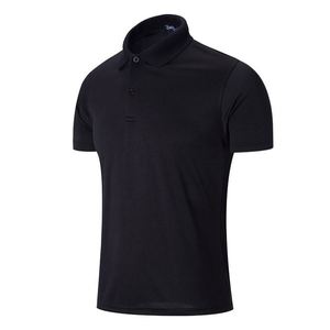 Custom <b>Logo</b> Anti-Wrinkle Embroidered Knitted Solid Color Plain Pique Sports Business Camisa De for Shirt - Product Image 4
