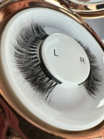 Faux cils magnétiques en vison doux de haute qualité, réutilisables, auto-adhésifs, magnétiques double face, vente en gros