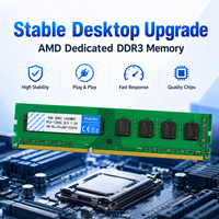 RuiChu DDR3 8GB+16GB 1600MHz RAM de bureau pour plateforme AMD uniquement, module de mémoire PC3-12800, moule privé, mise à niveau PC de jeu