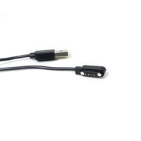 Câble de charge pour montre connectée enfant 2/3/4 broches, câble USB multi-magnétique en cuivre pur PVC 4P pour montre-telephone enfant