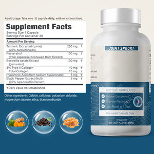 Sıcak Fırsat Diz Eklemi Destekleyici Takviye Kapsülü Glukozamin HCl Kondroitin Sülfat Eklem Esnekliğini Artırır - Product Image 6