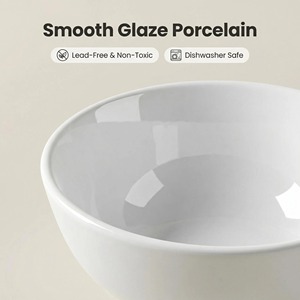 Tazón <span class=keywords><strong>de</strong></span> Porcelana Blanca <span class=keywords><strong>de</strong></span> 6 Pulgadas, Tazón Redondo <span class=keywords><strong>de</strong></span> Cerámica Cocida a Alta Temperatura para <span class=keywords><strong>Arroz</strong></span>, <span class=keywords><strong>Sopa</strong></span>, Fideos, Cocina Casera, <span class=keywords><strong>Restaurante</strong></span> - Product Image 2